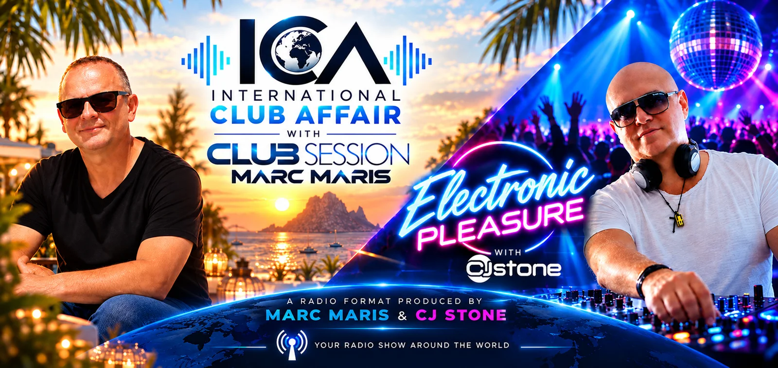 Marc Maris and CJ Stone presenting International Club Affair
